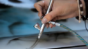 air brush painting